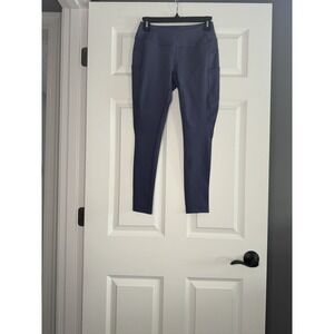 Handful Squeeze Play Activewear Dreamcatcher Leggings 7/8 Length Blue Small Nwt